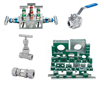 Tube Clamps, Instrumentation Valves & Manifolds